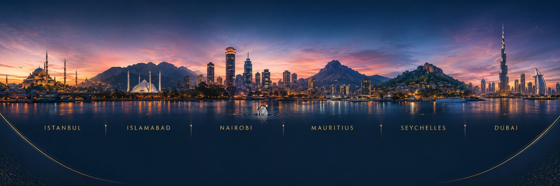 Emerging markets skyline